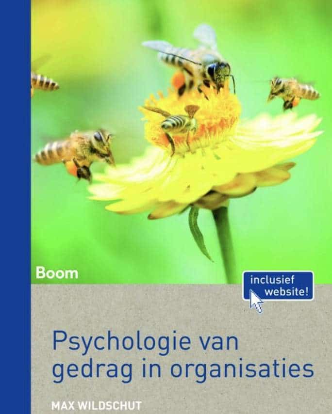 boek Max Wildschut psychologie van gedrag in organisaties